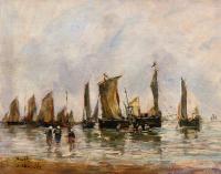 Boudin, Eugene - Fishing Boats at Berck